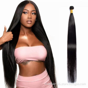 Wholesale Cheap100%  Human Hair Weaves Virgin Straight Brazilian Hair Bundles